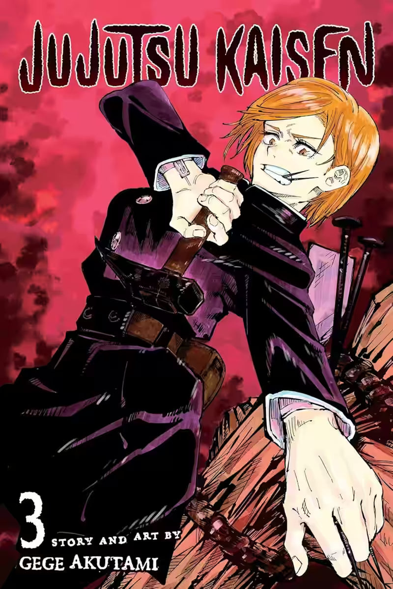 Manga forside til Jujutsu Kaisen bind 3