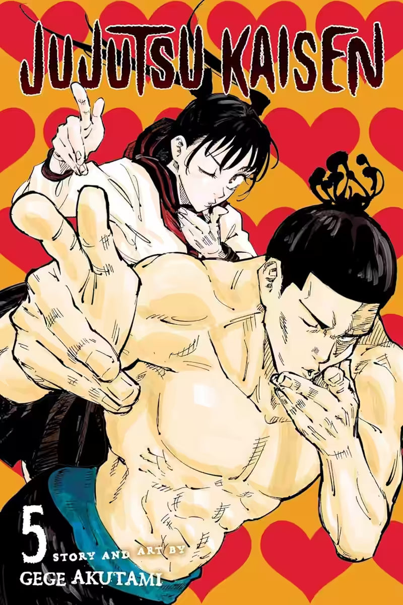 Manga forside til Jujutsu Kaisen bind 5