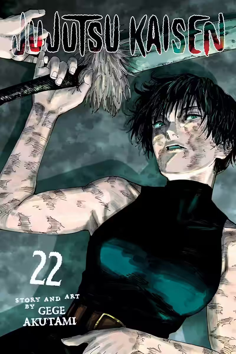 Manga forside til Jujutsu Kaisen bind 22