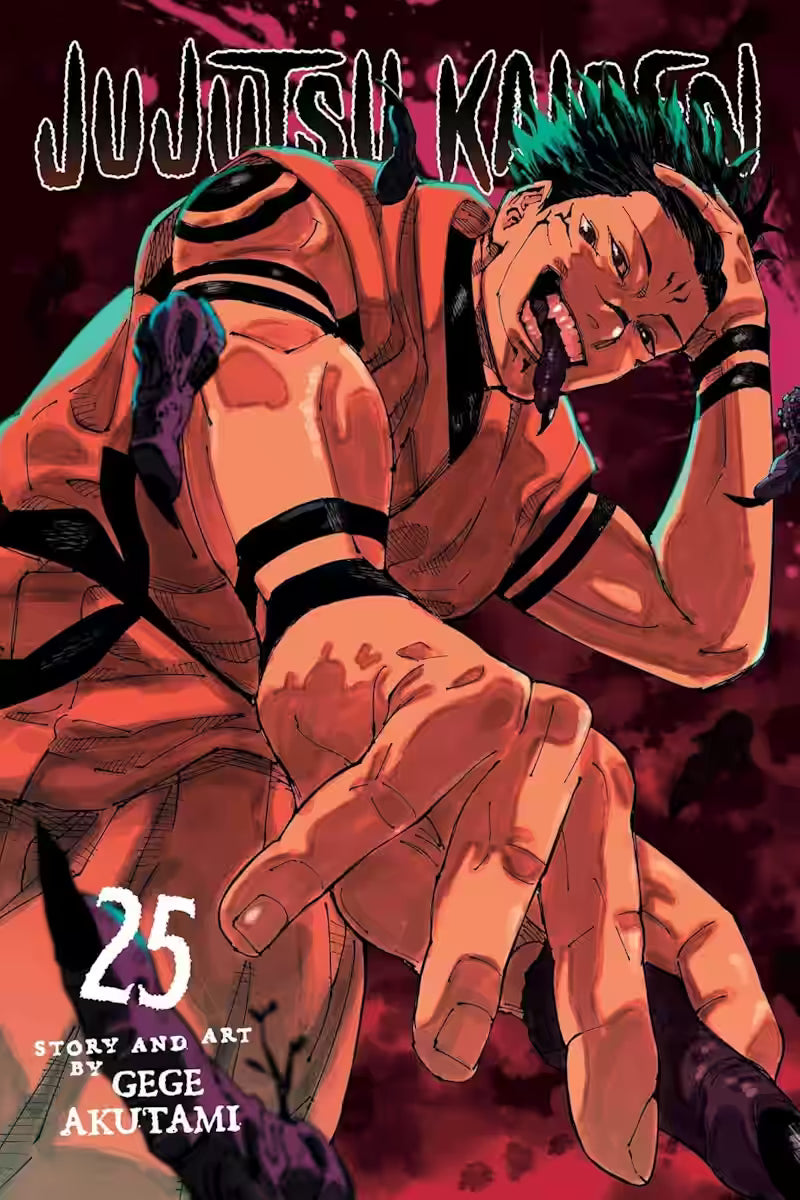Manga forside til Jujutsu Kaisen bind 25
