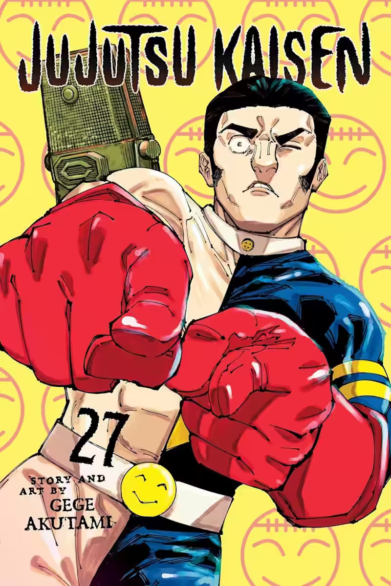 Manga forside til Jujutsu Kaisen bind 27